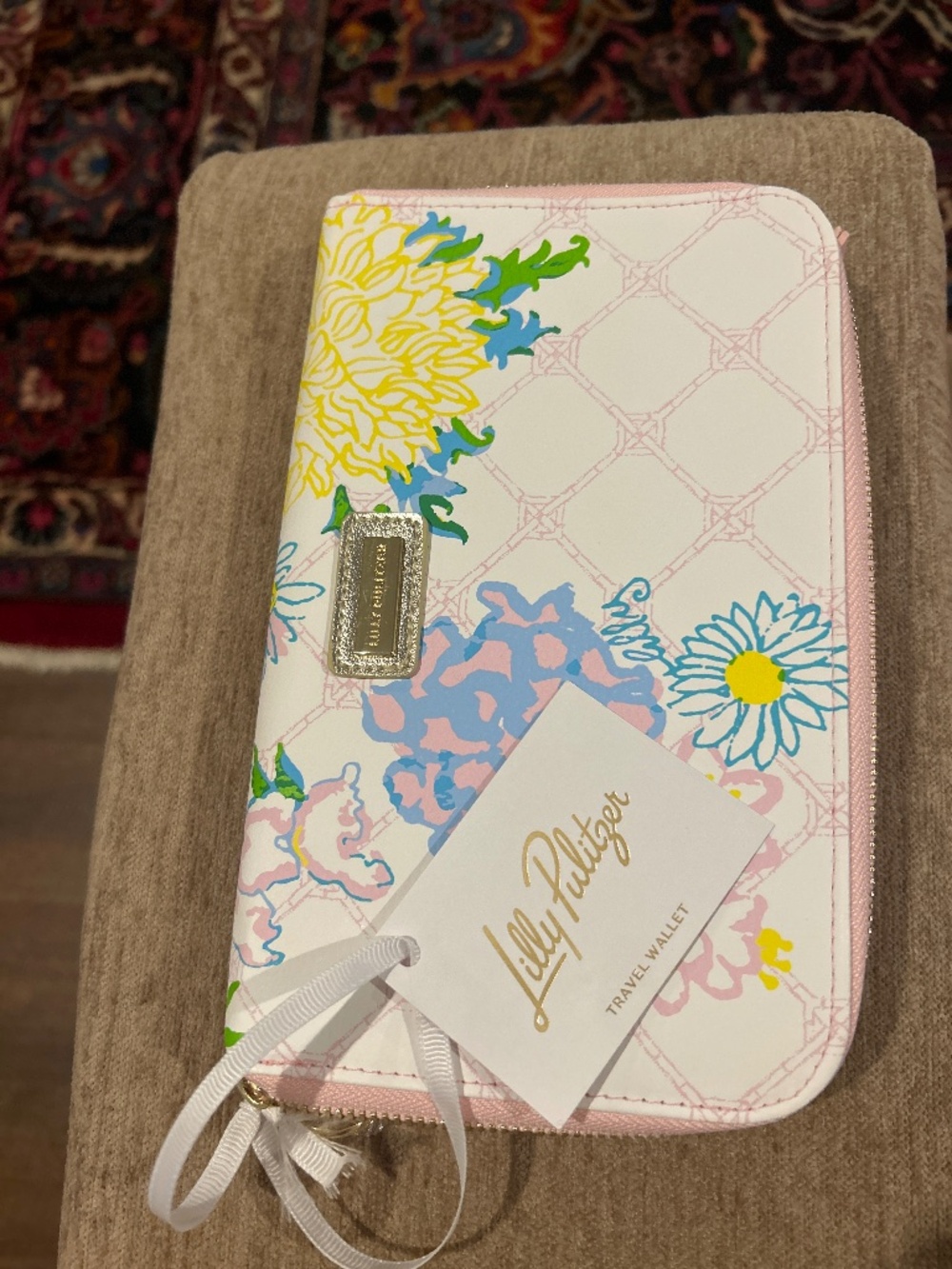 Lilly Pulitzer travel wallet/ passport holder